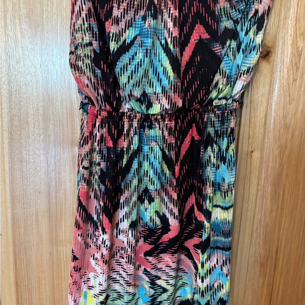 Colorful Abstract Maxi Dress